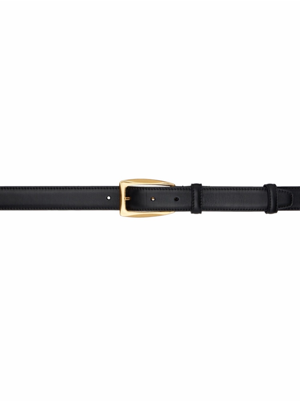 $630 THE ROW BLACK ARCO WOMENS LEATHER BELT SIZE S